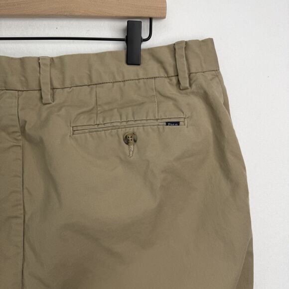 POLO RALPH LAUREN Khakis Chino Pants Men Sz 36x30 Tan Brown Dress Work Pants - Picture 7 of 16